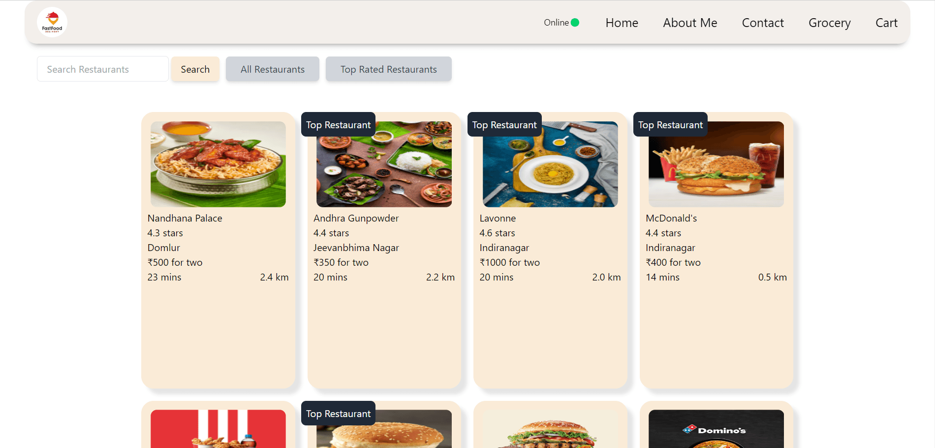 Foody - Food ordering website